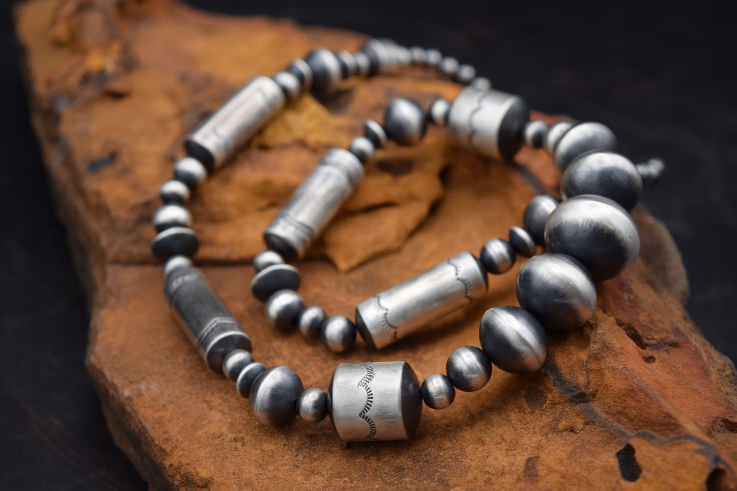 NAVAJO PEARLS 26&quot; NECKLACE