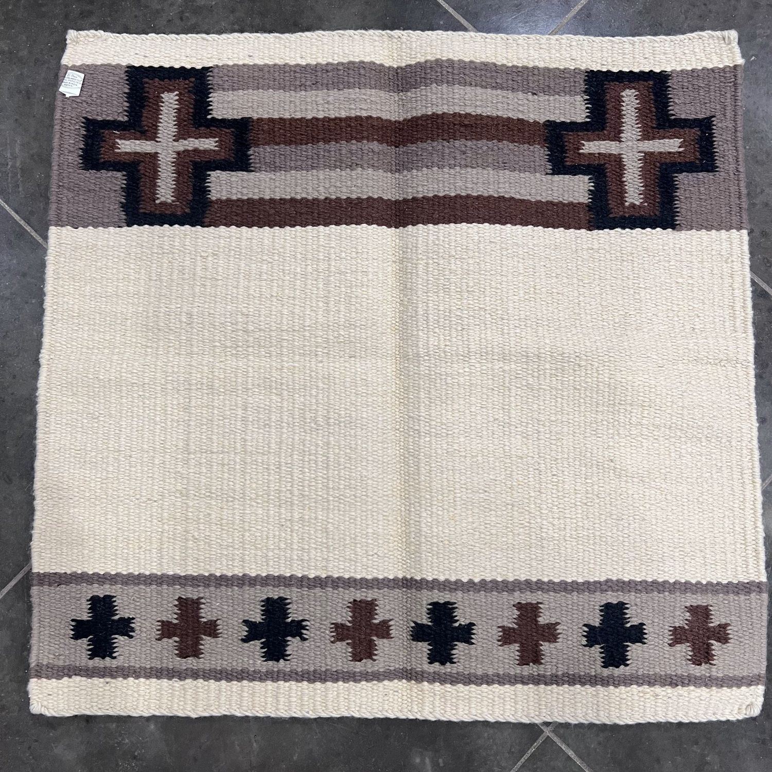 4lb Saddle Blanket 34&quot; x 36&quot; [Beige/Brown]