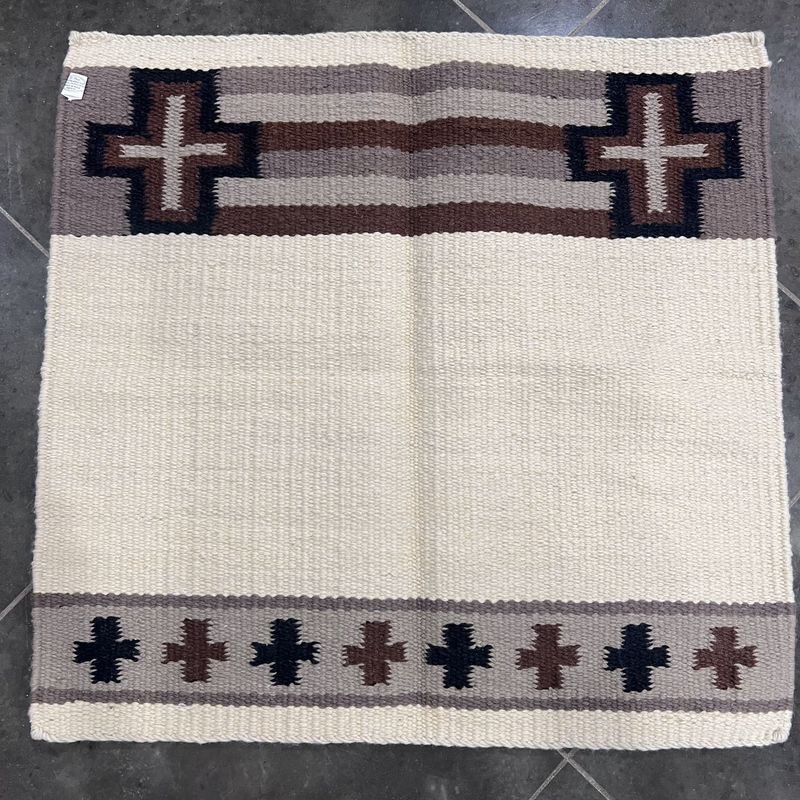 4lb Saddle Blanket 34&quot; x 36&quot; [Beige/Brown]