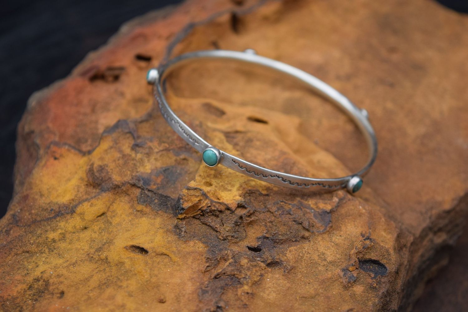 TURQUOISE BANGLE BRACELET