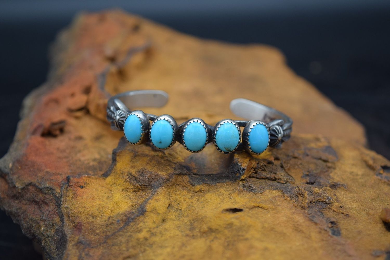 KEVIN BILLAH TURQUOISE CUFF [6&quot;]