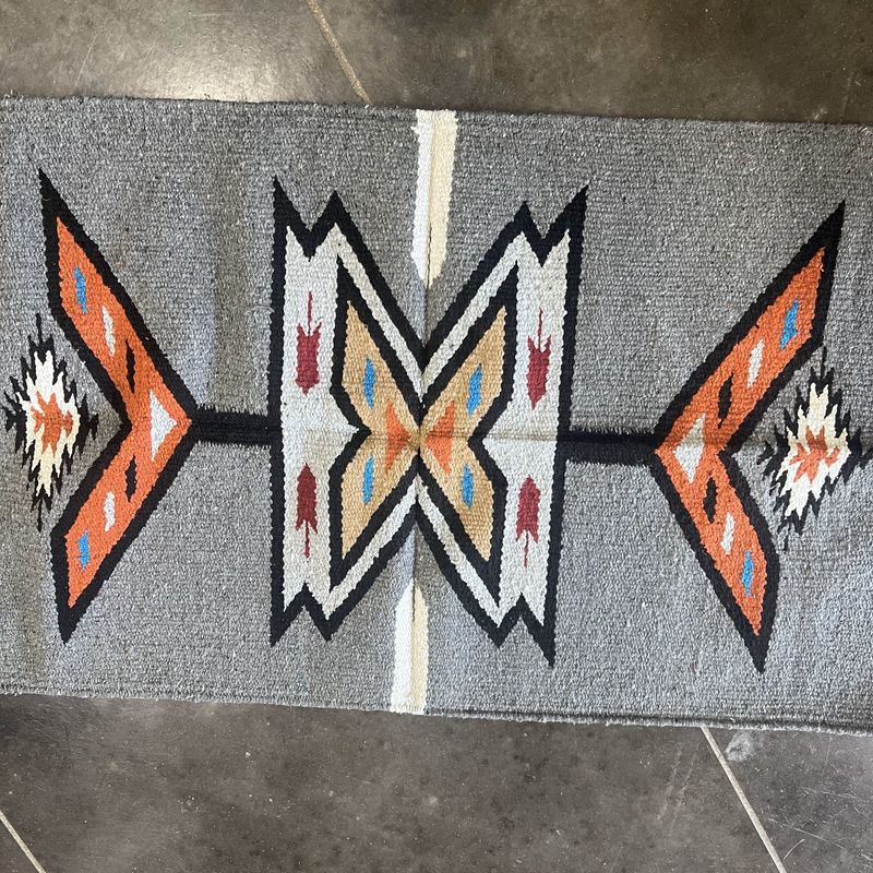 20&quot; X 40&quot; Southwest Rug [Gray/Orange]