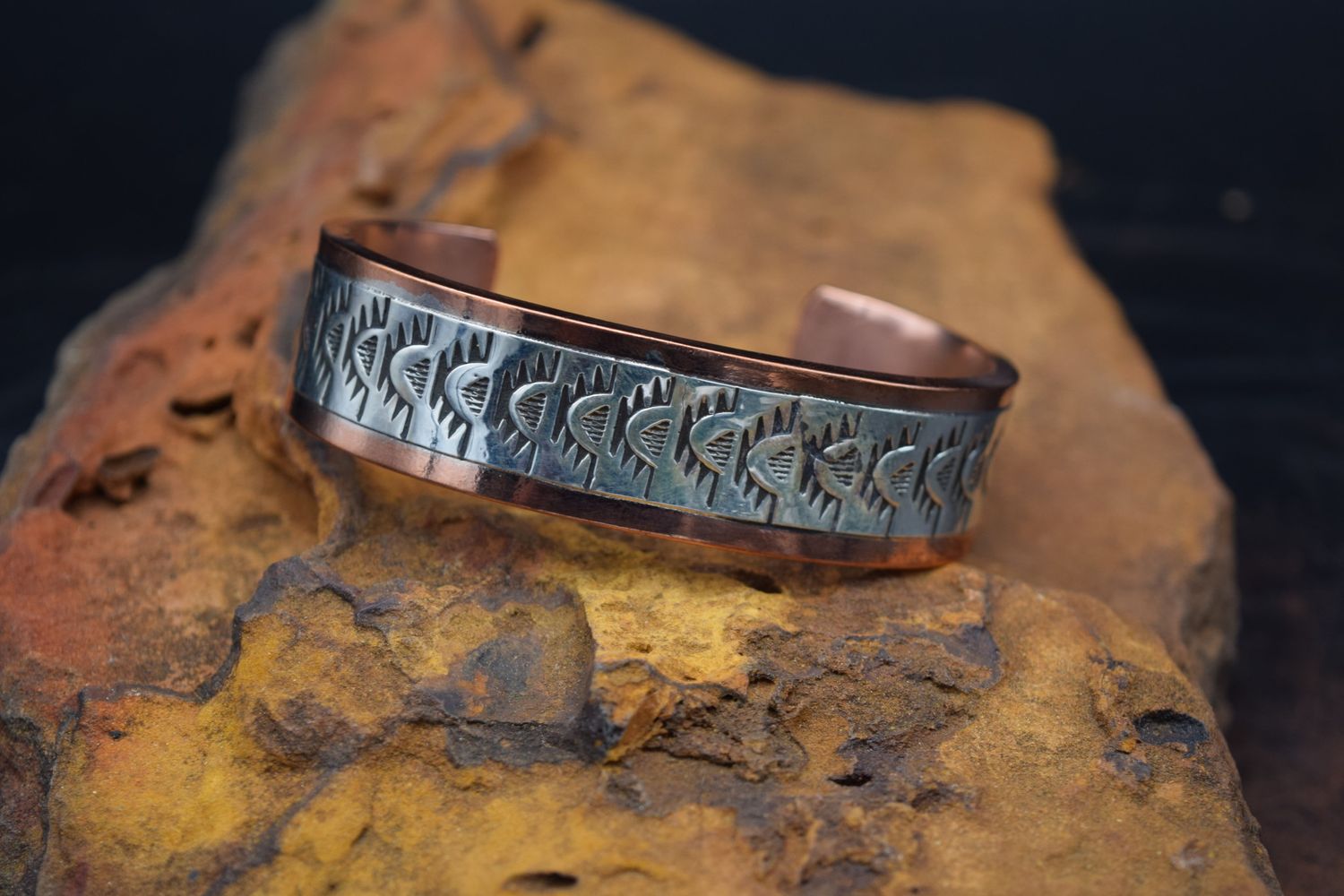 WYLIE SECATERO COPPER &amp; SILVER CUFF [7&quot;]
