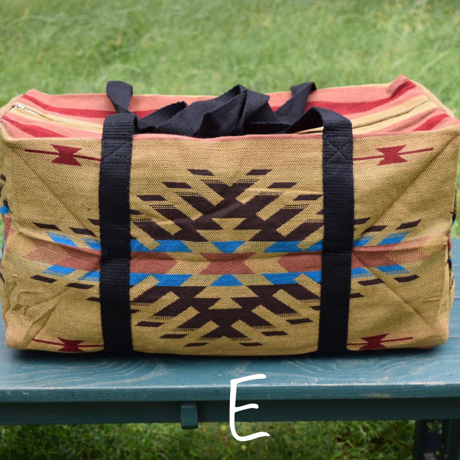 Southwest XL Travel Bag, Color: E | Camel + Brown