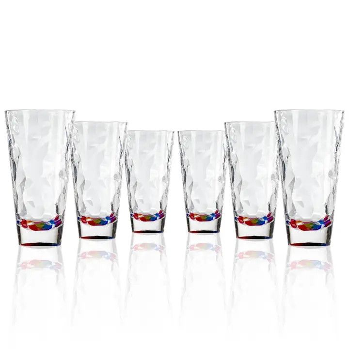CASCADE TUMBLER RAINBOW ACRYLIC 17OZ