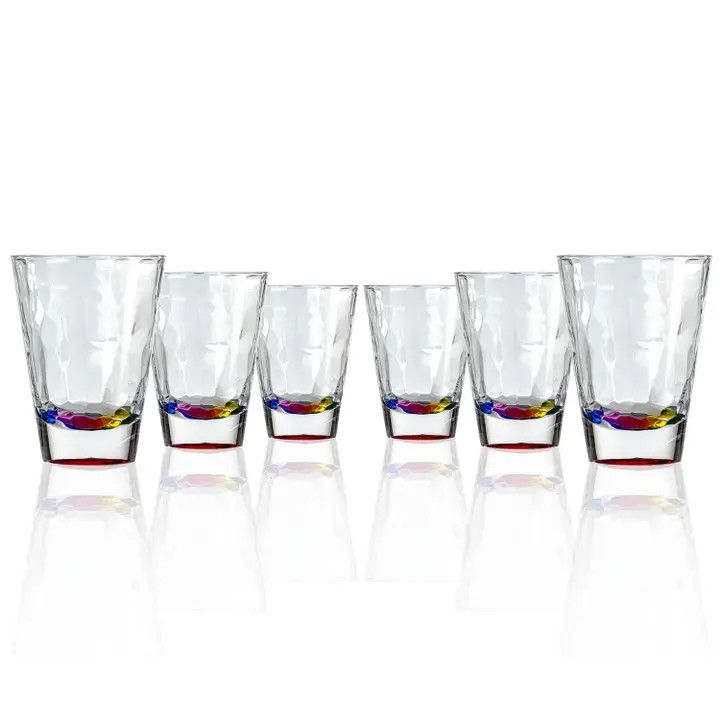 TUMBLER RAINBOW ACRYLIC 14OZ