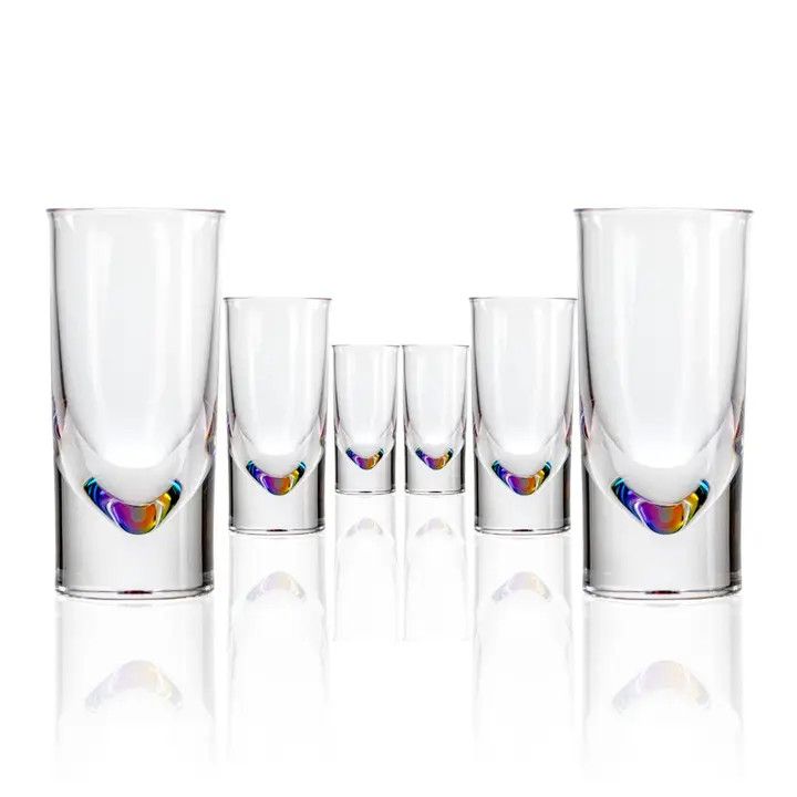 TUMBLER RAINBOW ACRYLIC 5OZ