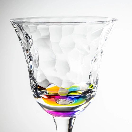STEMWARE RAINBOW ACRYLIC 12OZ
