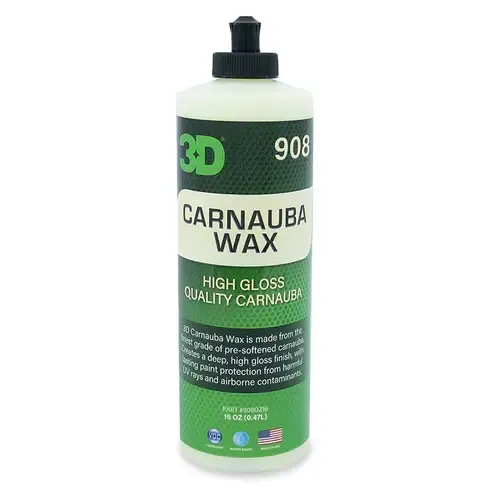 3D 908 Carnauba Wax 16oz