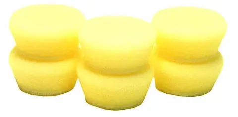 Buff and Shine Uro-Tec 1.25&quot; Foam PadsYellow (Polishing)