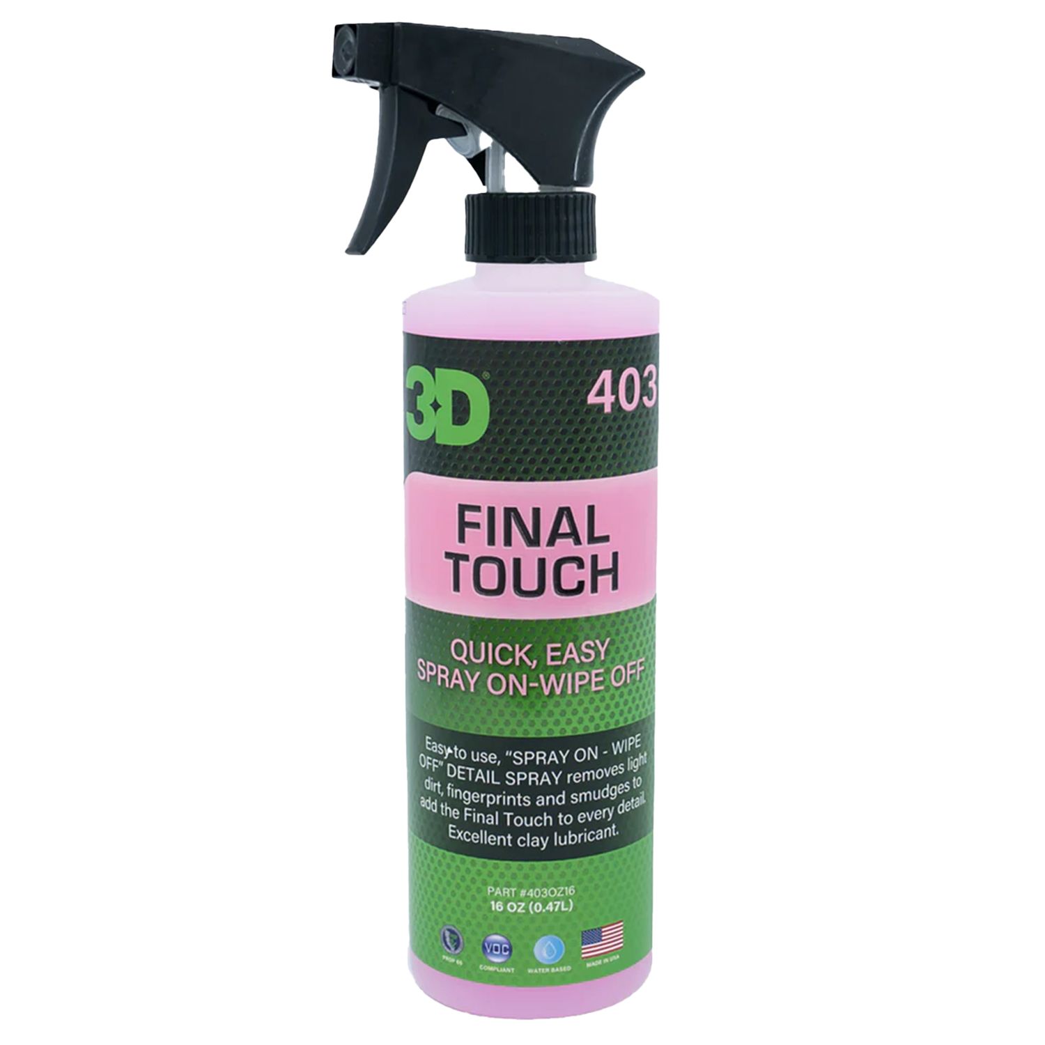 3D 403 Final Touch Detail Spray 16 oz