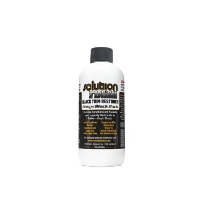 Solution Finish Trim Restorer - Black 12 oz.