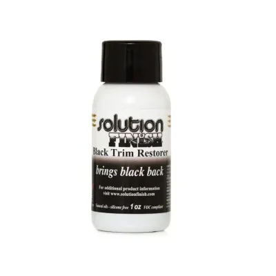 Solution Finish Trim Restorer - Black 1 oz.