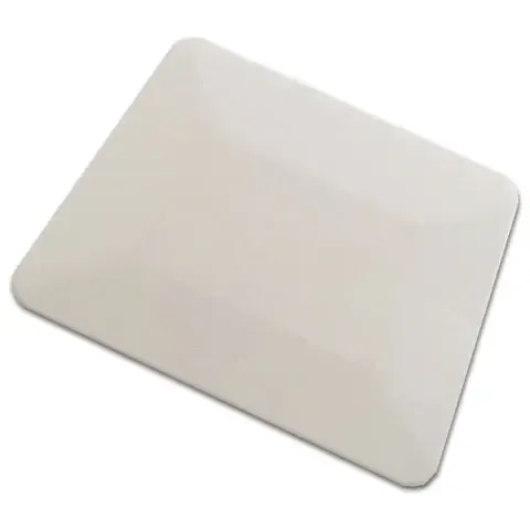 WHITE HARD CARD SQUEEGEE