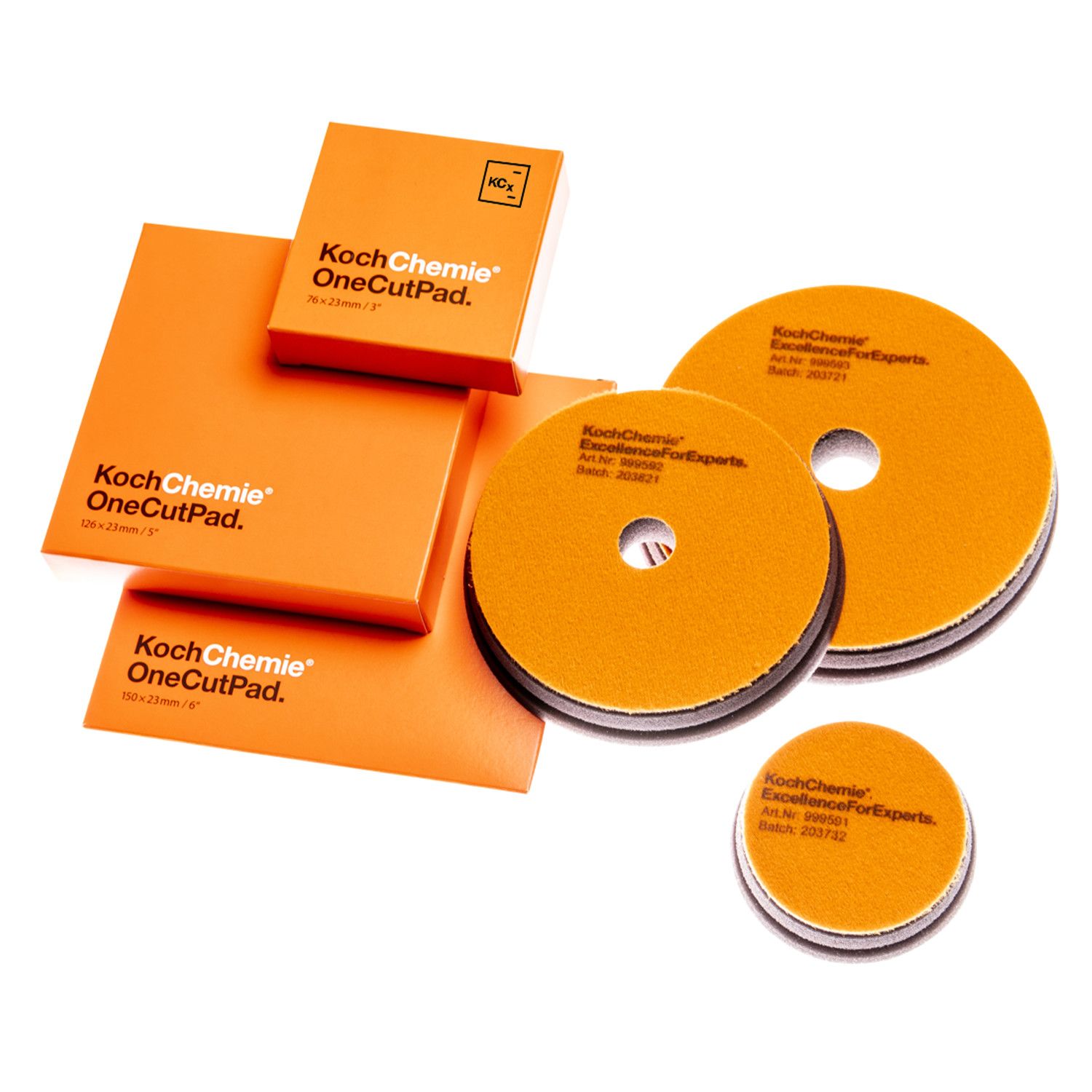 Koch Chemie One Cut Foam Pad (Orange)3&quot; Orange