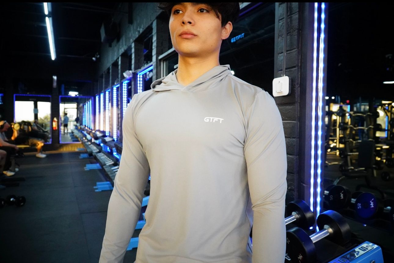 CORE Dry Fit Mens Hood Long Sleeve