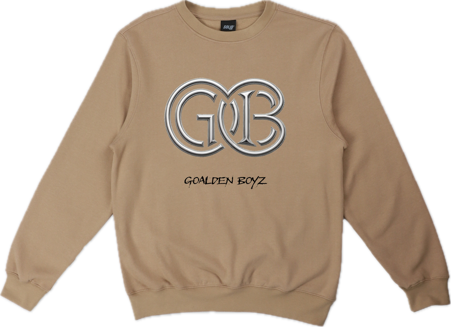 Brown Goalden Boyz crewneck w/ big logo