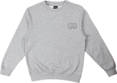 Grey Goalden Boyz crewneck w/ small logo
