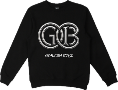 Black Goalden Boyz crewneck w/ big logo