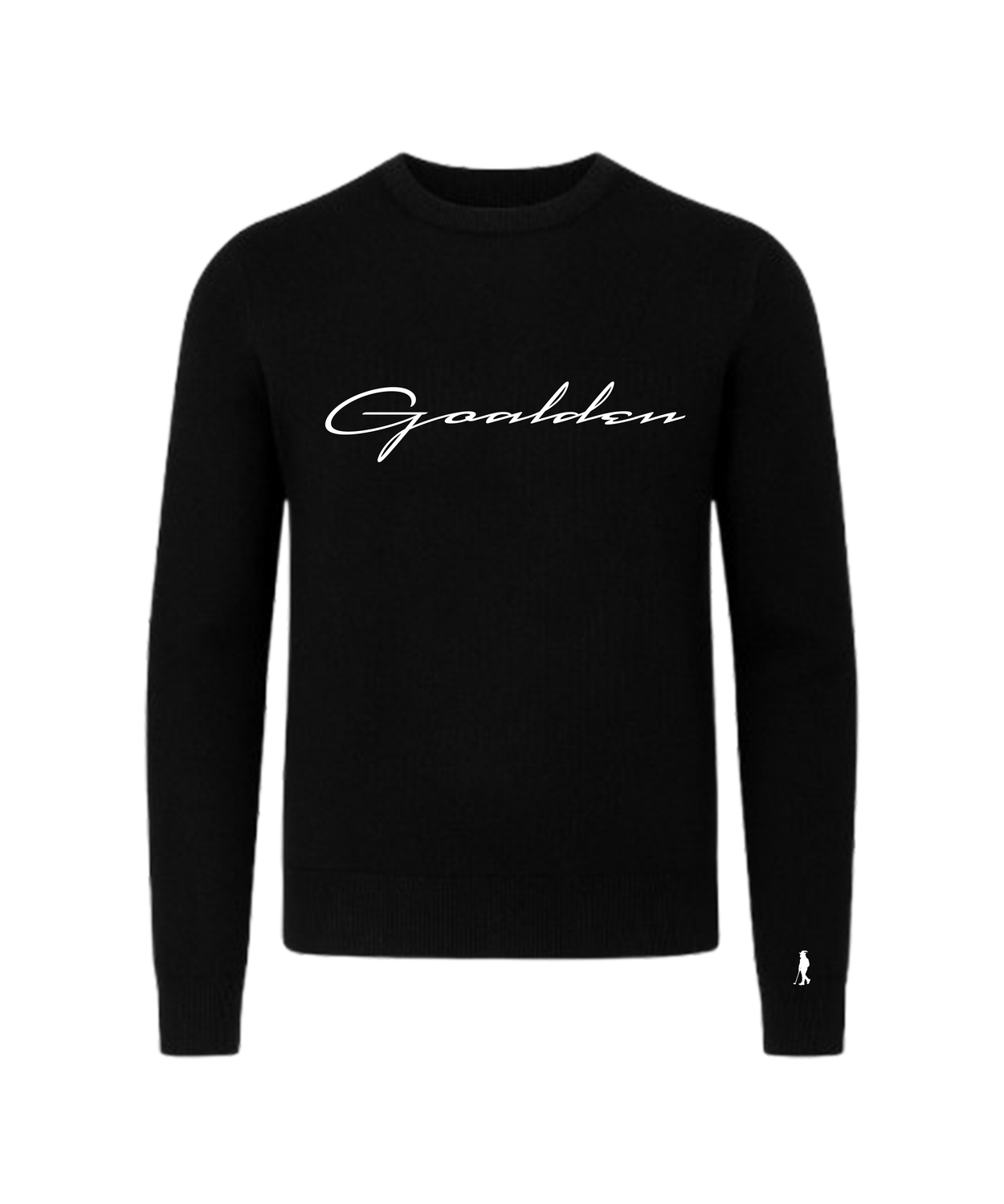 Black Goalden Boyz Cashmere Crewneck Sweater