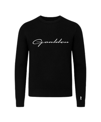Black Goalden Boyz Cashmere Crewneck Sweater