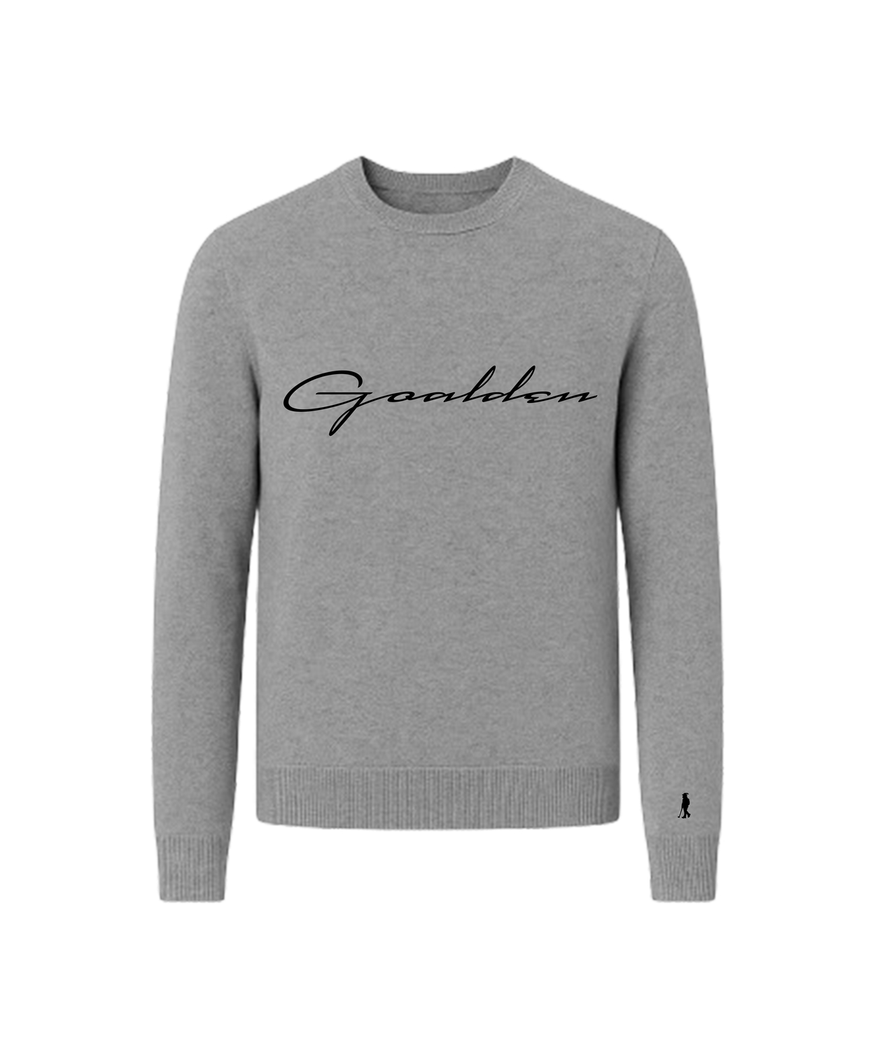 Heather Grey Goalden Boyz Cashmere Crewneck Sweater