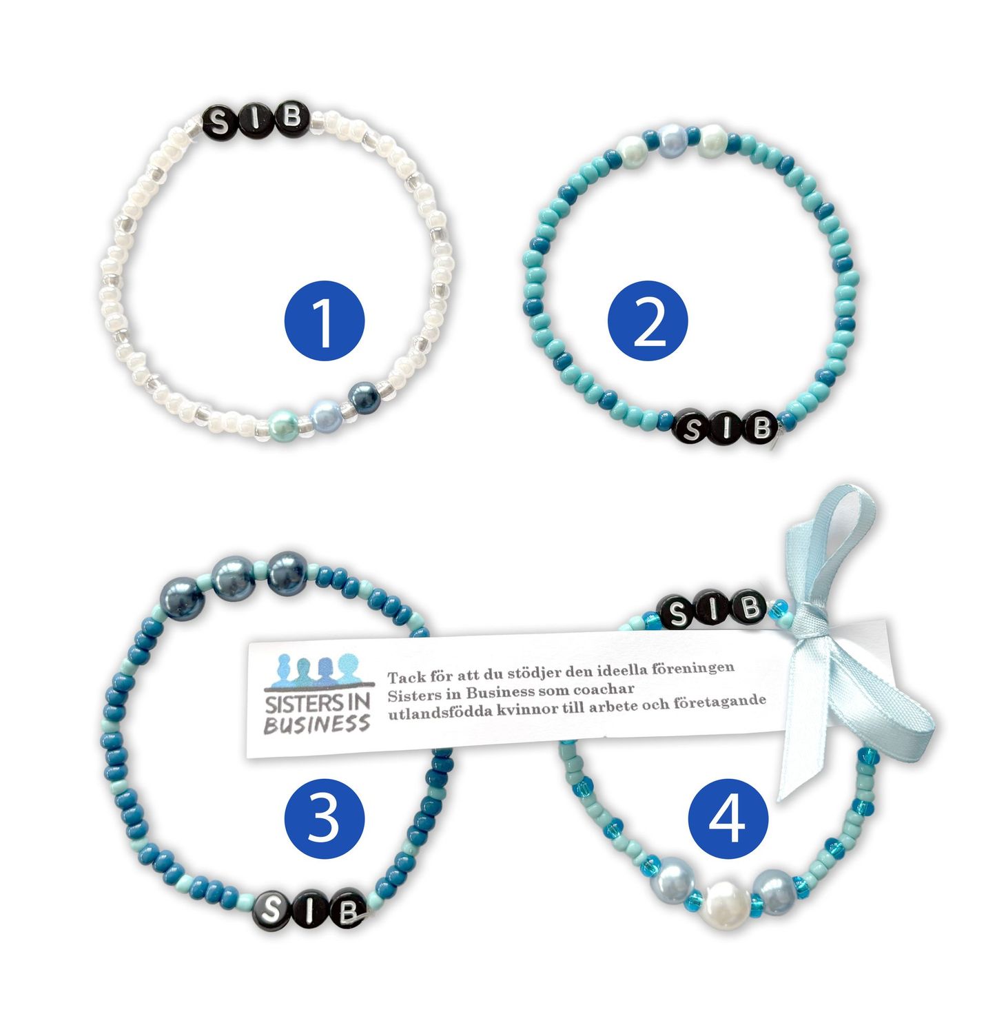 Stödarmband – Sisters in Business