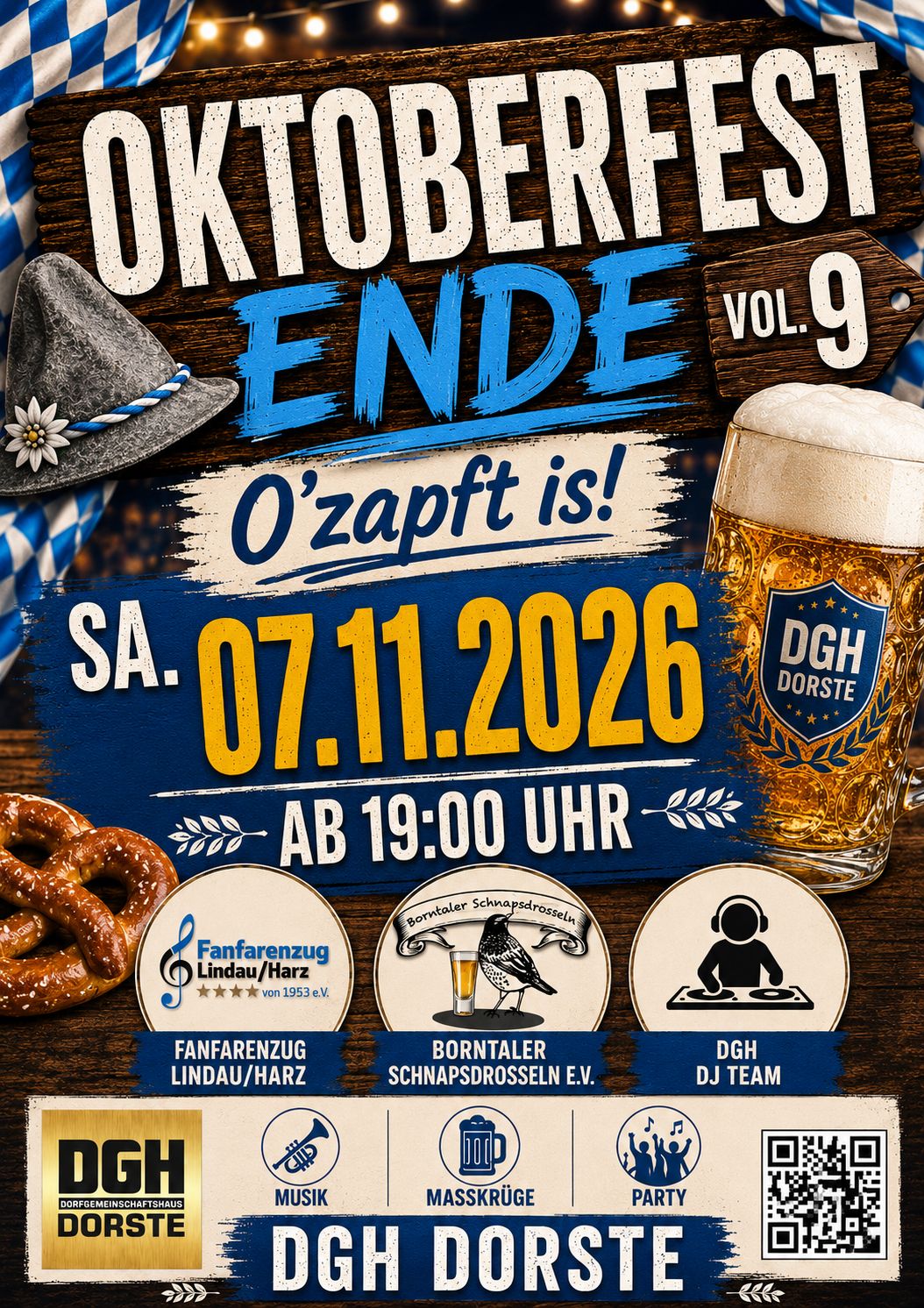 OKTOBERFEST DORSTE VOL. 9 TICKET! OKTOBERFEST DORSTE VOL. 9 TICKET!