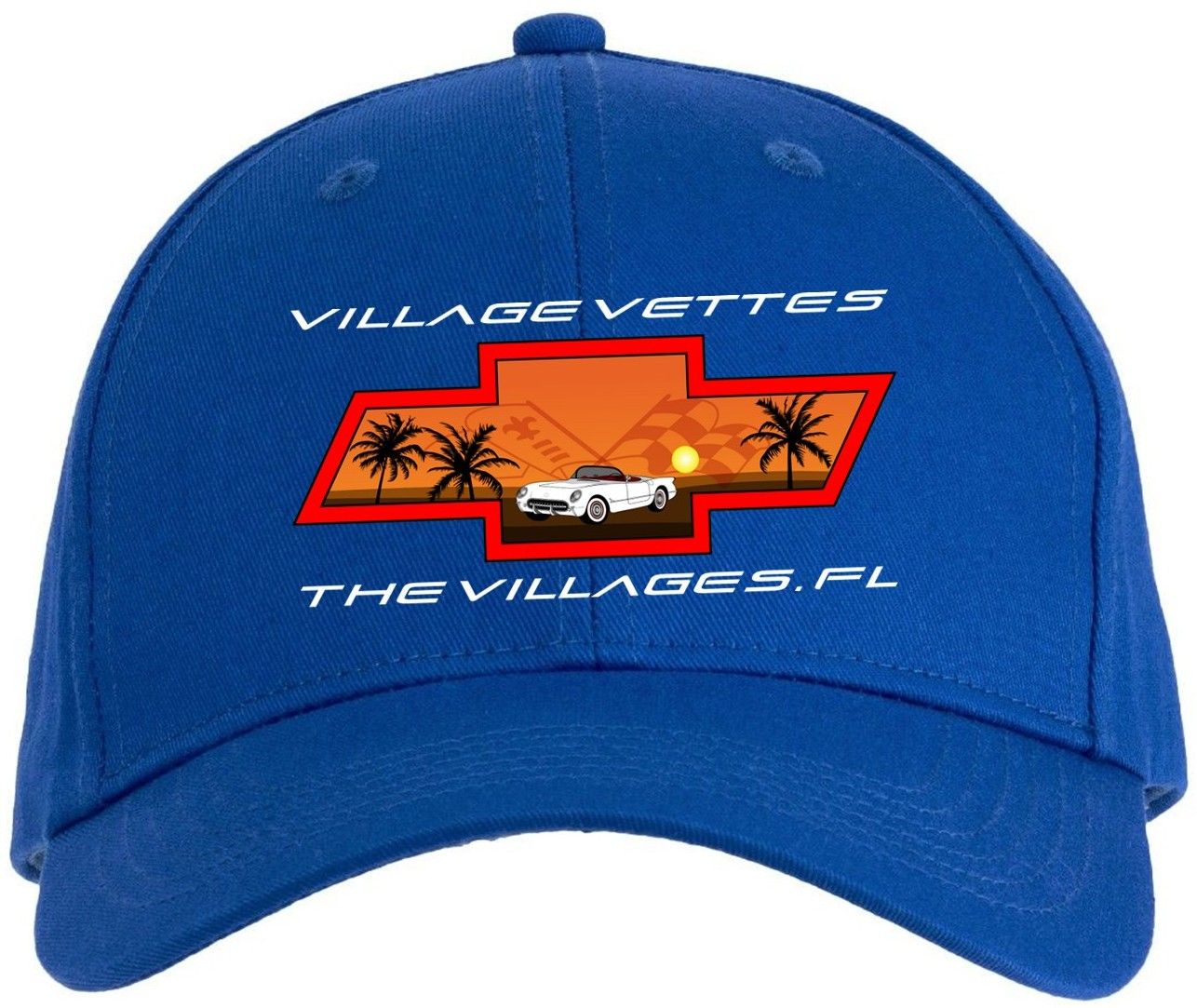 BX020 Structured Twill Cap With Village Vette Logo
