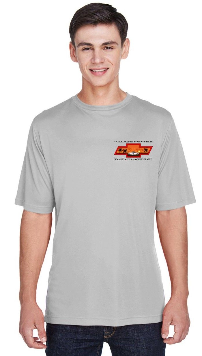 TT11 Team 365 Men&#39;s Performance T-Shirt W/Village Vette Logo