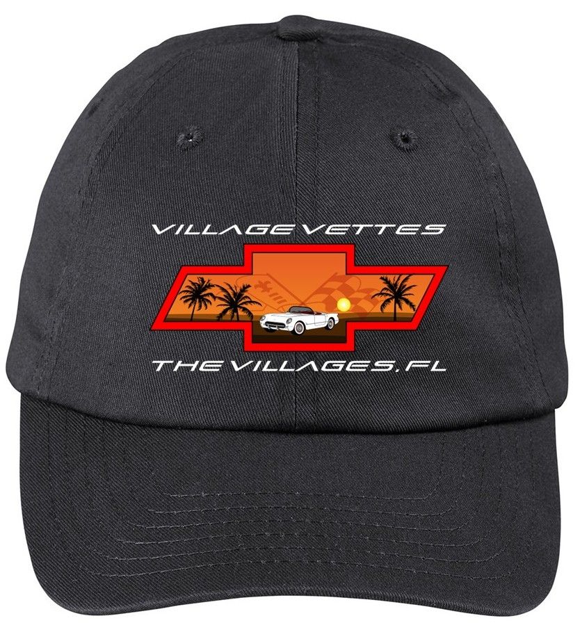 BX880 Unstructured Twill Cap With Village Vette Logo