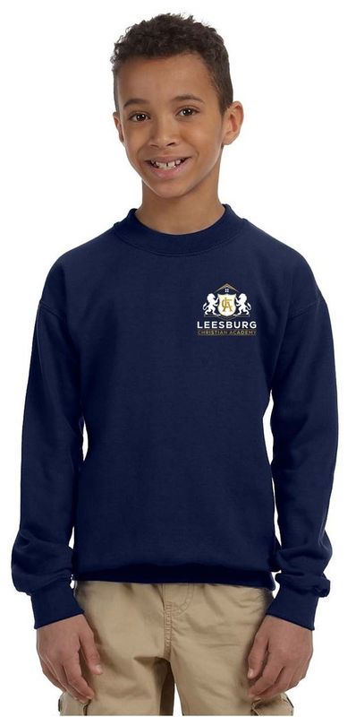 LEESBURG CHRISTIAN ACADEMY EMBROIDERED SWEATSHIRT