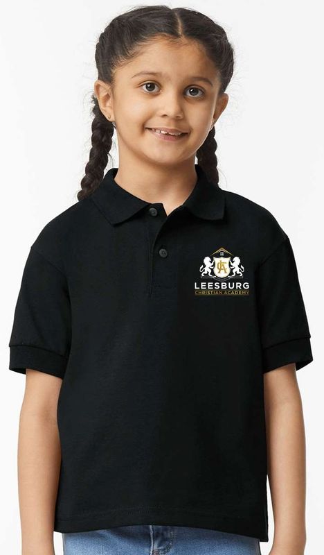 LEESBURG CHRISTIAN ACADEMY EMBROIDERED POLO