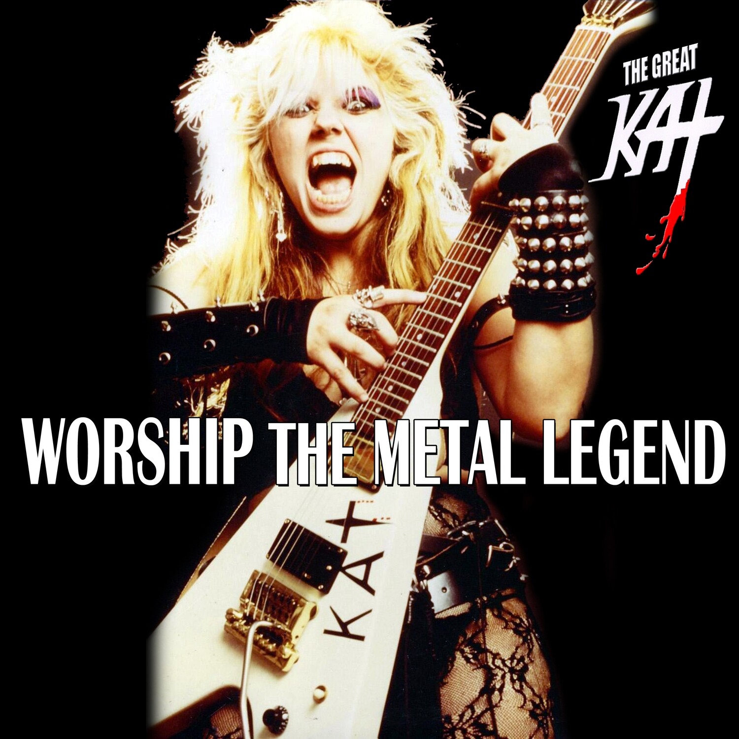 New “WORSHIP THE METAL LEGEND” 14-Song CD Album (21 Min.) by THE GREAT KAT!  PERSONALIZED AUTOGRAPHED by THE GREAT KAT To Customer! BEETHOVEN, BACH,  MOZART, THRASH & MORE! The Great Kat Has