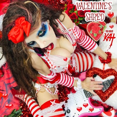 "VALENTINE'S SHRED" NEW 20-SONG CD Album (22 min.) by GREAT KAT! PERSONALIZED AUTOGRAPHED by GREAT KAT! Feat “Wagner’s The Ring”, “Rossini’s Figaro Lothario”, “Asturias By Albéniz Hot Flamenco" & more