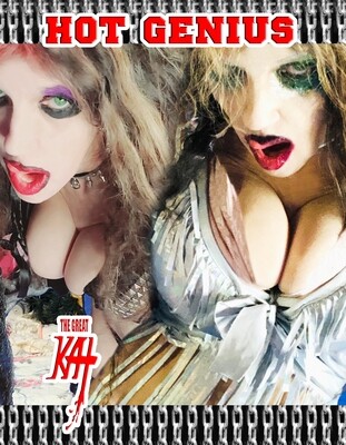 “HOT GENIUS" NEW 12-VIDEO DVD (15 Min) DVD By The Great Kat! Feat. Strauss’ Voices Of Spring, Puccini’s Madama Butterfly, Danny Boy Mosh, Lusty, Haydn’s Surprise & more! PERSONALIZED SIGNED by KAT!