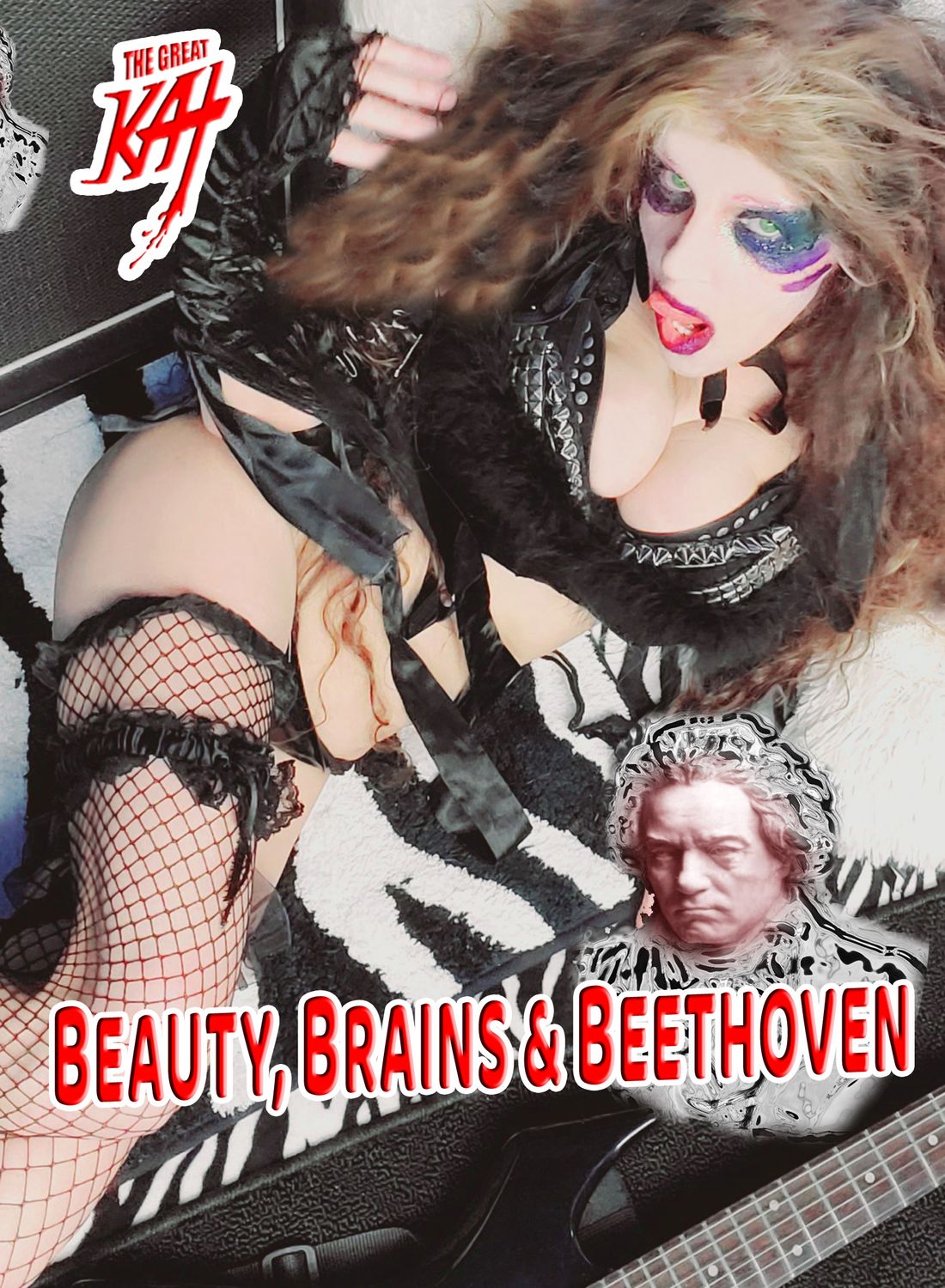 “BEAUTY, BRAINS &amp; BEETHOVEN” NEW 19-MUSIC VIDEO DVD (32 Min) By Great Kat! Feat Pachelbel’s Canon, Beethoven On Speed Opus 2, Bach’s Air, Sex &amp; Violins &amp; more! PERSONALIZED SIGNED by GREAT KAT