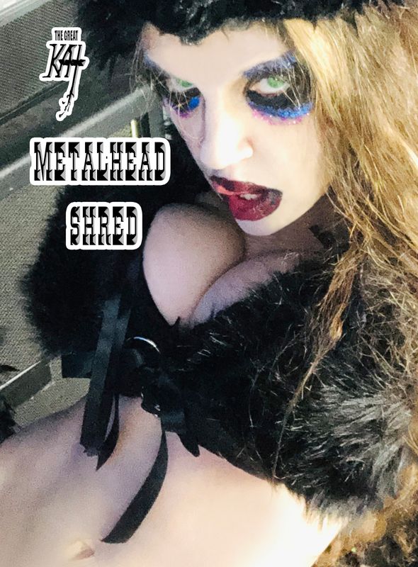 “METALHEAD SHRED” NEW 30-MUSIC VIDEO DVD (42 min) By Great Kat! Feat. Metalhead Shred, Battle Hymn Of The Republic, Dixie, Beethoven, Mozart, Verdi, Wagner &amp; more! PERSONALIZED SIGNED by GREAT KAT!