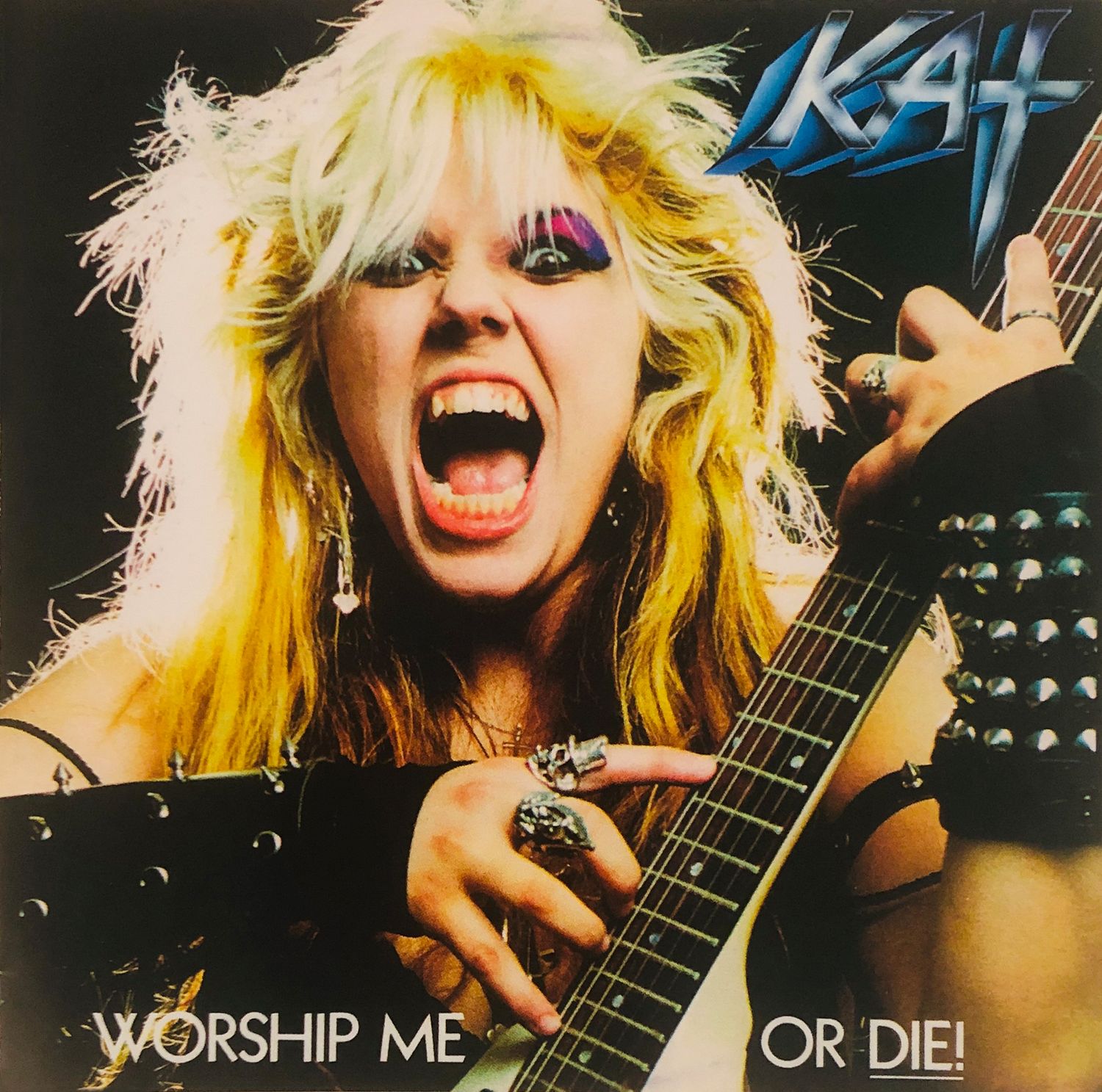 “WORSHIP ME OR DIE!” ALBUM is RE-RELEASED ON CD! 1987 DEBUT LEGENDARY ALBUM IS BACK! Feat Metal Messiah, Satan Goes To Church, Ashes To Dust &amp; MORE! CD Album PERSONALIZED AUTOGRAPHED by THE GREAT KAT!