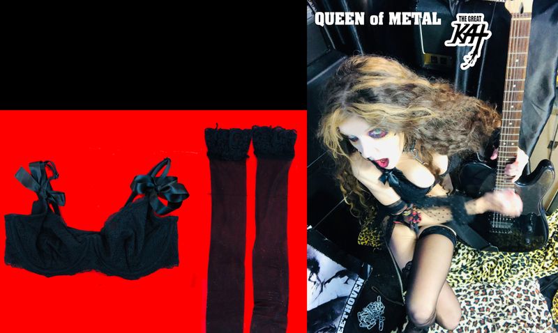 KAT'S SEXY WARDROBE! PICK YOUR KAT WARDROBE-COMES WITH PERSONALIZED AUTOGRAPHED HOT KAT 8x10 PHOTO &amp; GUITAR PICK! ALL SIGNED by Kat! ONLY 1 AVAIL. of EACH! CLICK THUMBNAILS (below) TO SEE WARDROBE!