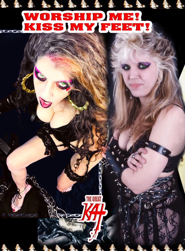 “WORSHIP ME! KISS MY FEET!” NEW 22-MUSIC VIDEO DVD (36 Min.) by THE GREAT KAT! Feat. Kiss My Feet, Worship Me, Beethoven, Mussorgsky, Wagner & MORE by KAT! PERSONALIZED SIGNED by KAT to Customer! “WORSHIP ME! KISS MY FEET!” NEW 22-MUSIC VIDEO DVD (36 Min.) by THE GREAT KAT! Feat. Kiss My Feet, Worship Me, Beethoven, Mussorgsky, Wagner & MORE by KAT! PERSONALIZED SIGNED by KAT to Customer!