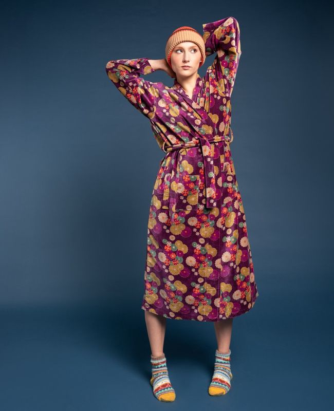 VELVET DRESSING GOWN