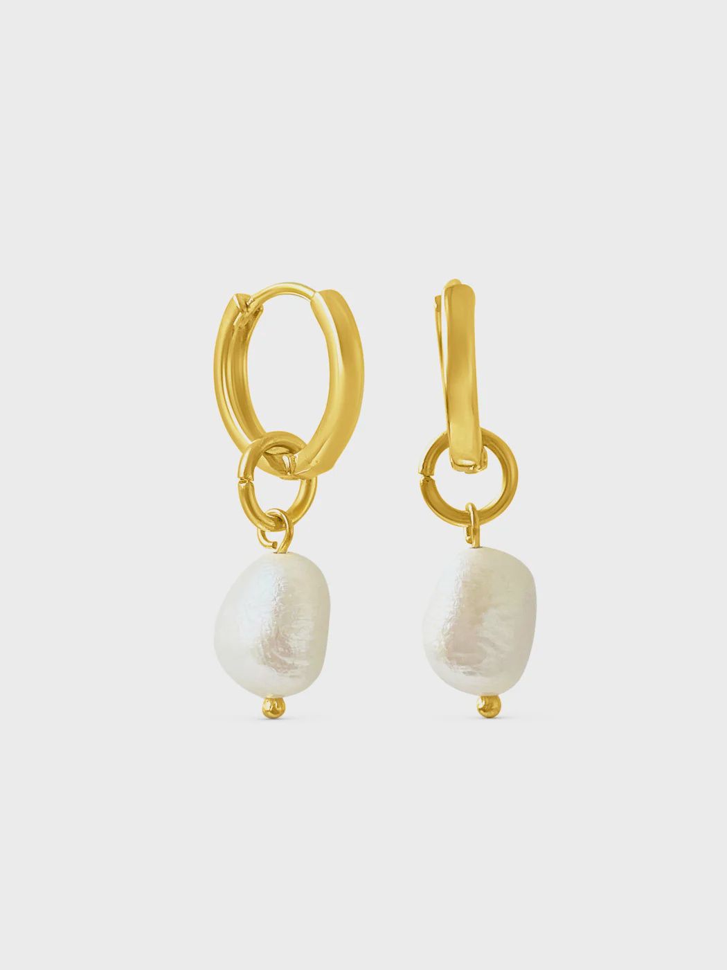 GAIA PEARL HOOPS