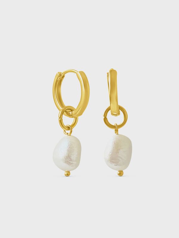 GAIA PEARL HOOPS