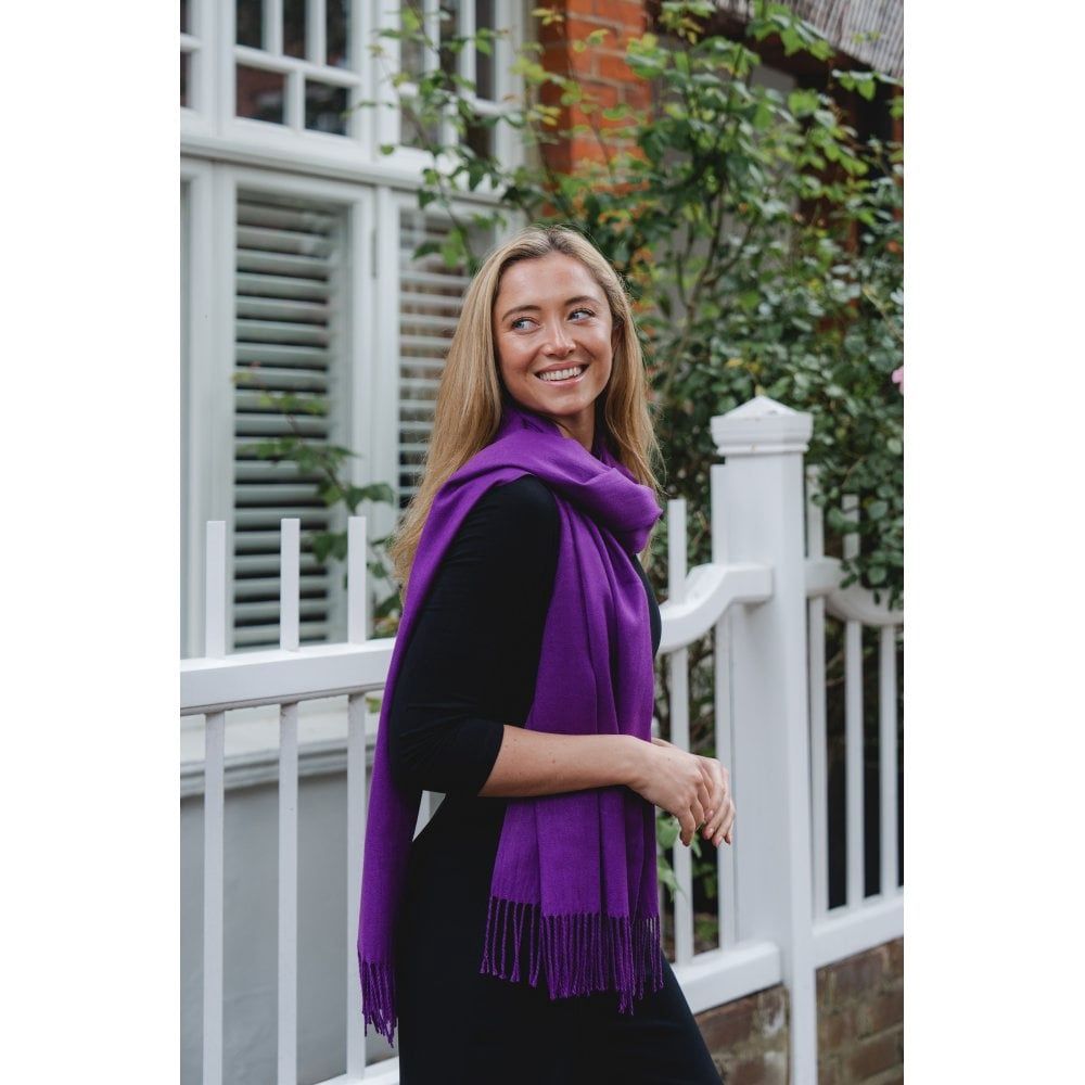 PAS64 Celine Scarf Deep Purple
