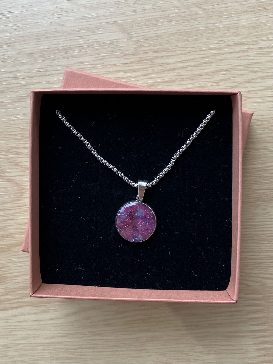 Large Pendant, Colour: Purple