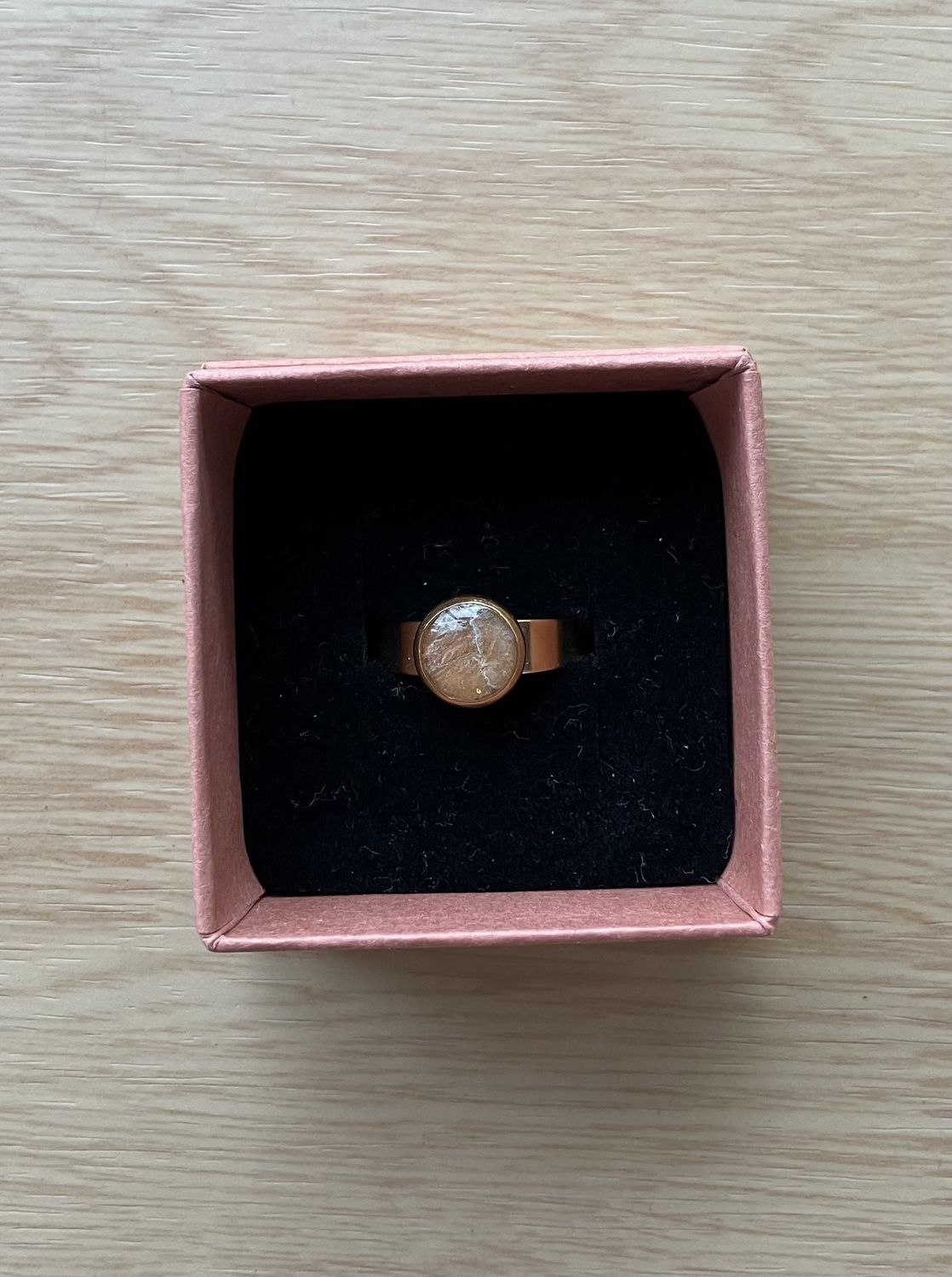 Small Ring, Colour: Amber
