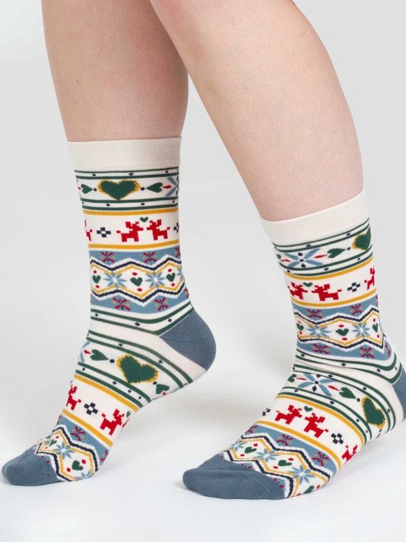 Christmas Fairisle Organic Socks