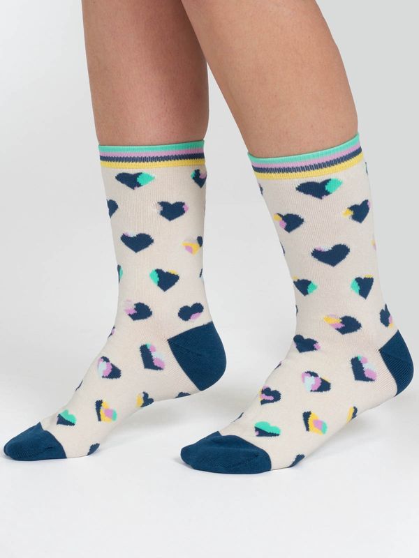 Leopard Heart Bamboo Socks