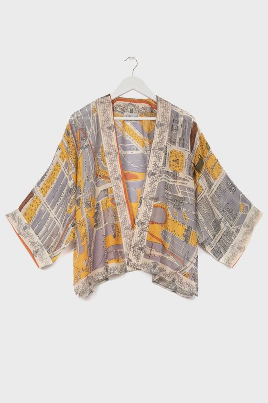 Edinburgh &amp; Leith Map Kimono